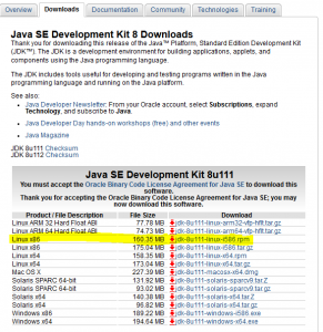 down Java JDK8